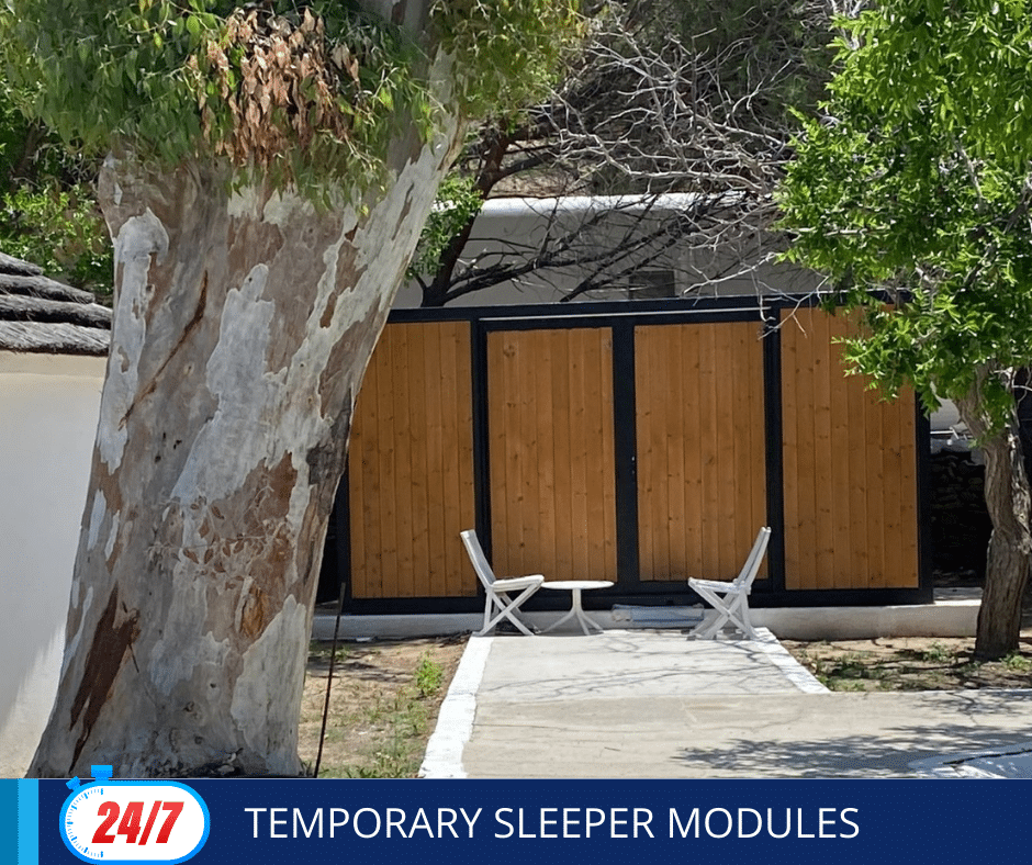 Temporary Sleeper Modules